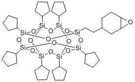 CAS#: 307496-16-8, 1-[2-(3,4-Epoxycyclohexyl)ethyl]-3,5,7,9,11,13,15-heptacyclopentylpentacyclo[9.5.1.13,9.15,15.17,13]octasiloxane