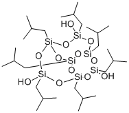 CAS#: 307531-92-6, 1,3,5,7,9,11,14-Heptaisobutyltricyclo[7.3.3.15,11]heptasiloxane-endo-3,7,14-triol