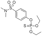 CAS 登录号：3078-97-5， 4-二乙氧基硫代膦酰氧基-N,N-二甲基苯磺酰胺