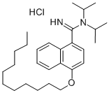 CAS 登录号：30798-90-4， N,N-二(丙-2-基)-4-十一烷氧基萘-1-甲脒盐酸盐