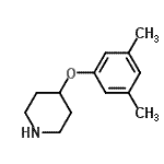 CAS 登录号：308831-00-7， 4-(3,5-二甲基苯氧基)哌啶