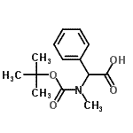 CAS#: 30925-08-7, (Methyl{[(2-Methyl-2-Propanyl)Oxy]Carbonyl}Amino)(Phenyl)Acetic Acid