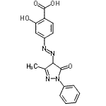 CAS#: 30957-62-1, 2-Hydroxy-4-[(E)-(3-Methyl-5-Oxo-1-Phenyl-4,5-Dihydro-1H-Pyrazol-4-Yl)Diazenyl]Benzoic Acid