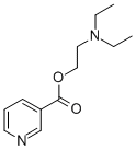 CAS#: 3099-52-3, 2-(Diethylamino)ethyl nicotinate