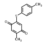 CAS#: 30994-75-3, 2-Methyl-5-[(4-Methylphenyl)Sulfanyl]-1,4-Benzoquinone