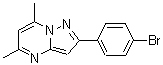 CAS 登录号：310422-24-3， 2-(4-溴苯基)-5,7-二甲基吡唑并[1,5-a]嘧啶
