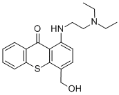 CAS#: 3105-97-3, 1-[(2-[Diethylamino]Ethyl)Amino]-4-[Hydroxymethyl]-9H-Thioxanthen-9-One