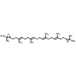 CAS#: 31063-19-1, 2,2'-[(3E,7E,11E,15E)-3,7,12,16-Tetramethyl-3,7,11,15-Octadecatetraene-1,18-Diyl]Bis(3,3-Dimethyloxirane)