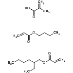 CAS 登录号：31071-53-1， 丁基丙-2-烯酸酯;2-乙基己基丙-2-烯酸酯;2-甲基丙-2-烯酸