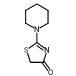 CAS#: 31101-37-8, 2-(1-Piperidinyl)-1,3-Thiazol-4(5H)-One