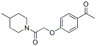 CAS#: 31189-06-7, 4'-(4-Methylpiperidin-1-Ylcarbonylmethoxy)-Acetophenone