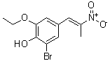 CAS 登录号：312510-61-5， 2-溴-6-乙氧基-4-[(1E)-2-硝基-1-丙烯-1-基]苯酚