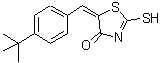 CAS#: 312607-49-1, (5E)-5-[4-(2-Methyl-2-Propanyl)Benzylidene]-2-Sulfanyl-1,3-Thiazol-4(5H)-One