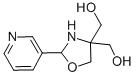 CAS 登录号：312620-99-8， [(2S)-4-(羟基甲基)-2-吡啶-3-基-1,3-恶唑烷-3-鎓-4-基]甲醇