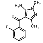 CAS#: 31272-21-6, (5-Amino-1,3-Dimethyl-1H-Pyrazol-4-Yl)(2-Fluorophenyl)Methanone