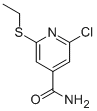 CAS#: 313269-83-9, 2-Chloro-6-(Ethylthio)-4-Pyridinecarboxamide