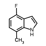 CAS#: 313337-32-5, 4-Fluoro-7-Methyl-1H-Indole