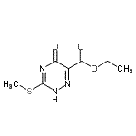 CAS#: 31339-07-8, Ethyl 3-(Methylsulfanyl)-5-Oxo-2,5-Dihydro-1,2,4-Triazine-6-Carboxylate