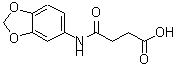 CAS#: 313393-56-5, 4-(1,3-Benzodioxol-5-Ylamino)-4-Oxobutanoic Acid