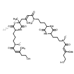 CAS#: 31418-71-0, Iron(3+) (3E)-5-[{3-[5-(3-{[(2E)-5-Hydroxy-3-Methyl-2-Pentenoyl](Oxido)Amino}Propyl)-3,6-Dioxo-2-Piperazinyl]Propyl}(Oxido)Amino]-3-Methyl-5-Oxo-3-Penten-1-Yl N<Sup>2</Sup>-Acetyl-N<Sup>5</Sup>-[(2E)-5-Hydroxy-3-Methyl -2-Pentenoyl]-N<Sup>5</Sup>-Oxidoornithinate