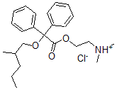 CAS#: 3142-11-8, Dimethyl-[2-[2-(2-Methylpentoxy)-2,2-Diphenylacetyl]Oxyethyl]Azanium Chloride
