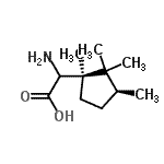 CAS 登录号：314271-69-7， 氨基[(1R,3S)-1,2,2,3-四甲基环戊基]乙酸