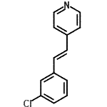 CAS#: 31428-94-1, 4-[(E)-2-(3-Chlorophenyl)Vinyl]Pyridine