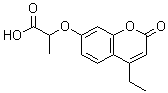 CAS#: 314742-23-9, 2-[(4-Ethyl-2-Oxo-2H-Chromen-7-Yl)Oxy]Propanoic Acid