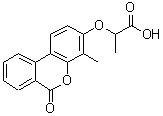 CAS#: 314744-86-0, 2-[(4-Methyl-6-Oxo-6H-Benzo[c]Chromen-3-Yl)Oxy]Propanoic Acid