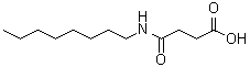 CAS 登录号：3151-42-6， 4-(辛基氨基)-4-氧代丁酸
