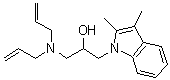 CAS 登录号：315247-81-5， 1-(二烯丙基氨基)-3-(2,3-二甲基-1H-吲哚-1-基)-2-丙醇