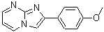 CAS 登录号：31555-36-9， 2-(4-甲氧基苯基)咪唑并[1,2-a]嘧啶