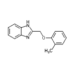 CAS#: 3156-23-8, 2-[(2-Methylphenoxy)Methyl]-1H-Benzimidazole