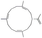 CAS#: 31570-39-5, (1E,5E,9E,12R)-1,5,9-Trimethyl-12-Prop-1-En-2-Ylcyclotetradeca-1,5,9-Triene