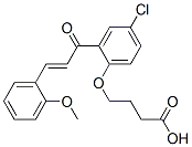 CAS#: 31574-38-6, 4-[4-Chloro-2-[(Z)-3-(2-Methoxyphenyl)Prop-2-Enoyl]Phenoxy]Butanoic Acid