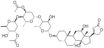 CAS#: 31668-45-8, Digoxin, diacetate