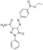 CAS#: 31768-46-4, Ethyl 4-[(3-Carbamoyl-5-Oxo-1-Phenyl-4H-Pyrazol-4-Yl)Diazenyl]Benzoate