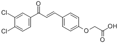CAS#: 31824-95-0, [4-[3-(3,4-Dichlorophenyl)-3-Oxo-1-Propenyl]Phenoxy-Acetic Acid