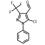 CAS 登录号:318288-78-7, 5-氯-1-苯基-3-(三氟甲基)-1H-吡唑-4-甲醛