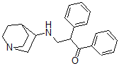 CAS#: 31842-23-6, 3-(1-Azabicyclo[2.2.2]Octan-8-Ylamino)-1,2-Di(Phenyl)Propan-1-One