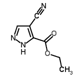 CAS 登录号：318497-88-0， 乙基4-氰基-1H-吡唑-5-羧酸酯
