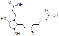 CAS 登录号：31935-05-4， 8-[2-(2-羧基乙基)-3,5-二羟基环戊基]-6-氧代辛酸