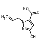CAS#: 319474-61-8, 1-Allyl-3-Methyl-1H-Pyrazole-5-Carboxylic Acid