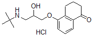 CAS 登录号：31969-05-8， 5-[3-(叔丁基氨基)-2-羟基丙氧基]-3,4-二氢-2H-萘-1-酮盐酸盐
