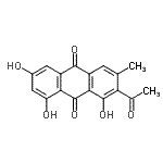 CAS#: 32013-63-1, 2-Acetyl-1,6,8-Trihydroxy-3-Methyl-9,10-Anthraquinone