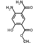 CAS 登录号：320366-73-2， 甲基4-氨基-5-氨基甲酰-2-羟基苯甲酸酯