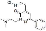 CAS 登录号：32058-63-2， 2-(2-二甲基氨基乙基)-4-乙基-6-苯基哒嗪-3-酮盐酸盐