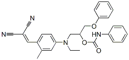 CAS#: 32089-70-6, [1-[[4-(2,2-Dicyanoethenyl)-3-Methylphenyl]-Ethylamino]-3-(Phenoxy)Propan-2-Yl] N-Phenylcarbamate