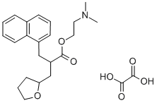 CAS#: 3209-86-7, Dimethyl-[2-[2-(Naphthalen-1-Ylmethyl)-3-(Oxolan-2-Yl)Propanoyl]Oxyethyl]Azanium 2-Hydroxy-2-Oxoacetate