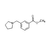 CAS#: 321198-22-5, Methyl 3-(1-Pyrrolidinylmethyl)Benzoate